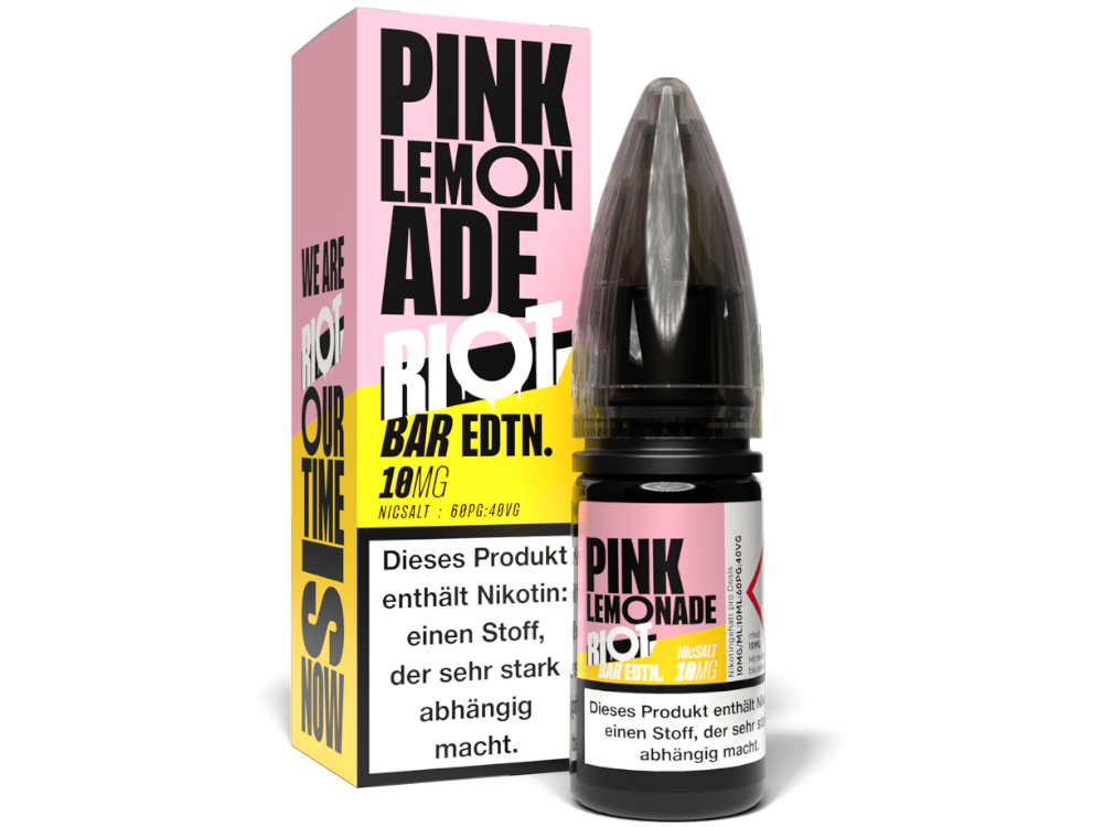 Riot Squad - BAR EDTN. - Pink Lemonade - 10ml Fertigliquid (Nikotinsalz)