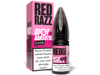 Riot Squad - BAR EDTN. - Red Razz - 10ml Fertigliquid (Nikotinsalz)