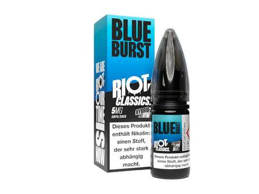 Riot Squad - Classics - Blue Burst - 10ml Fertigliquid (Hybrid Nikotinsalz)