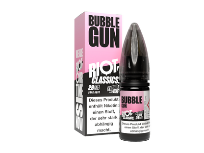 Riot Squad - Classics - Bubblegun - 10ml Fertigliquid (Hybrid Nikotinsalz)