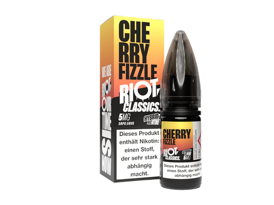 Riot Squad - Classics - Cherry Fizzle - 10ml Fertigliquid (Hybrid Nikotinsalz)