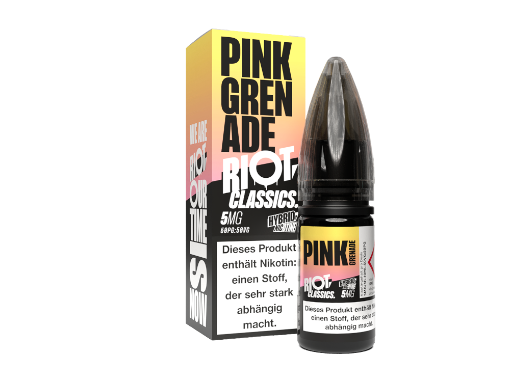 Riot Squad - Classics - Pink Grenade - 10ml Fertigliquid (Hybrid Nikotinsalz)