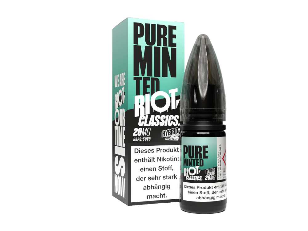 Riot Squad - Classics - Pure Minted - 10ml Fertigliquid (Hybrid Nikotinsalz)