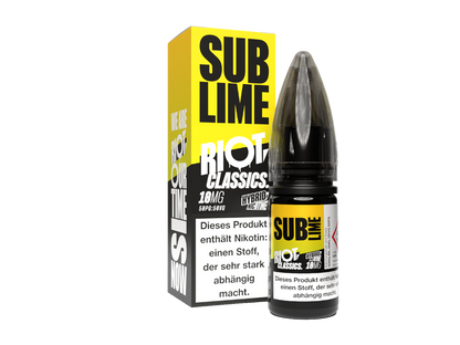 Riot Squad - Classics - Sub Lime - 10ml ready-made liquid (hybrid nicotine salt)