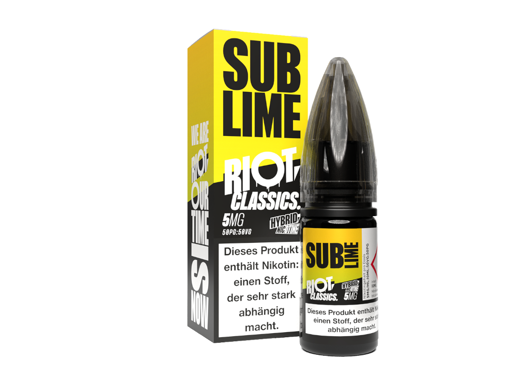 Riot Squad - Classics - Sub Lime - 10ml ready-made liquid (hybrid nicotine salt)