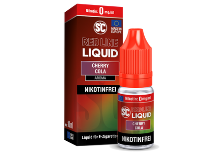 SC - Red Line Cherry Cola - 10ml Fertigliquid (Nikotinfrei/Nikotinsalz)