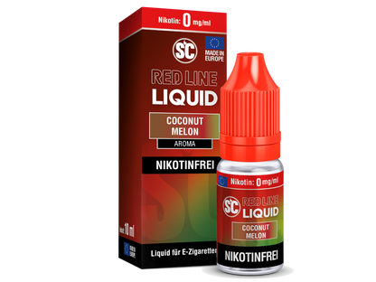 SC - Red Line Coconut Melon - 10ml Fertigliquid (Nikotinfrei/Nikotinsalz)