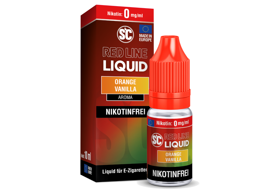 SC - Red Line Orange Vanilla - 10ml Fertigliquid (Nikotinfrei/Nikotinsalz)