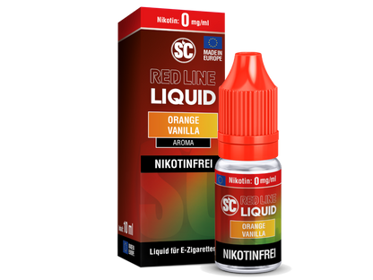 SC - Red Line Orange Vanilla - 10ml Fertigliquid (Nikotinfrei/Nikotinsalz)