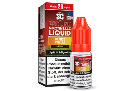 SC - Red Line Orange Vanilla - 10ml Fertigliquid (Nikotinfrei/Nikotinsalz)