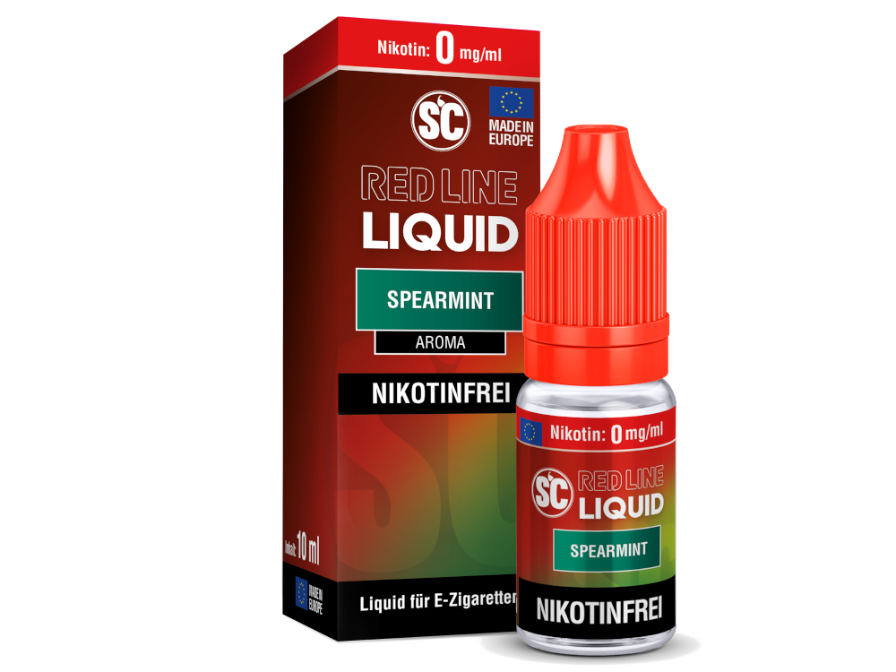 SC - Red Line Spearmint - 10ml Fertigliquid (Nikotinfrei/Nikotinsalz)