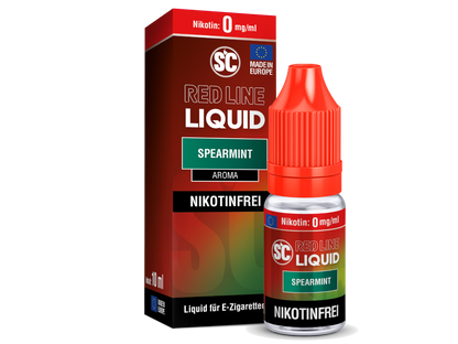 SC - Red Line Spearmint - 10ml Fertigliquid (Nikotinfrei/Nikotinsalz)