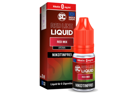 SC - Red Line - Red Mix - 10ml Fertigliquid (Nikotinfrei/Nikotinsalz)