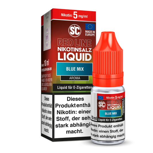 SC - Red Line - Blue Mix - 10ml Fertigliquid (Nikotinfrei/Nikotinsalz)