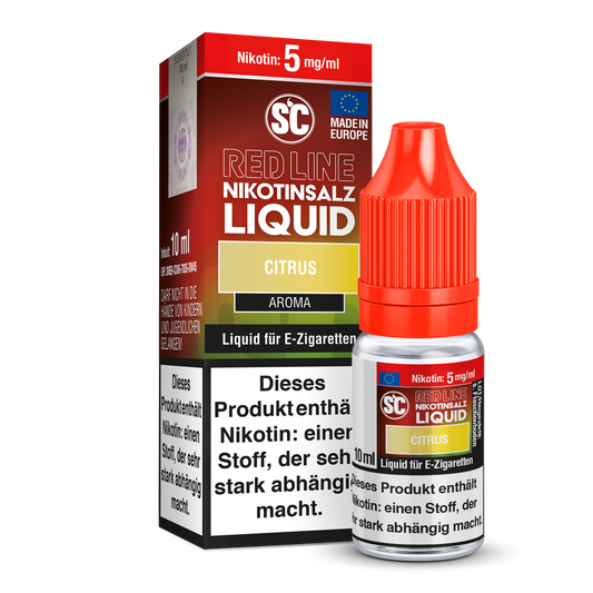 SC - Red Line Citrus - 10ml Fertigliquid (Nikotinfrei/Nikotinsalz)