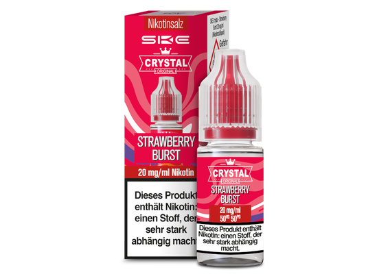 SKE - Crystal - Strawberry Burst - 10ml Fertigliquid (Nikotinsalz)