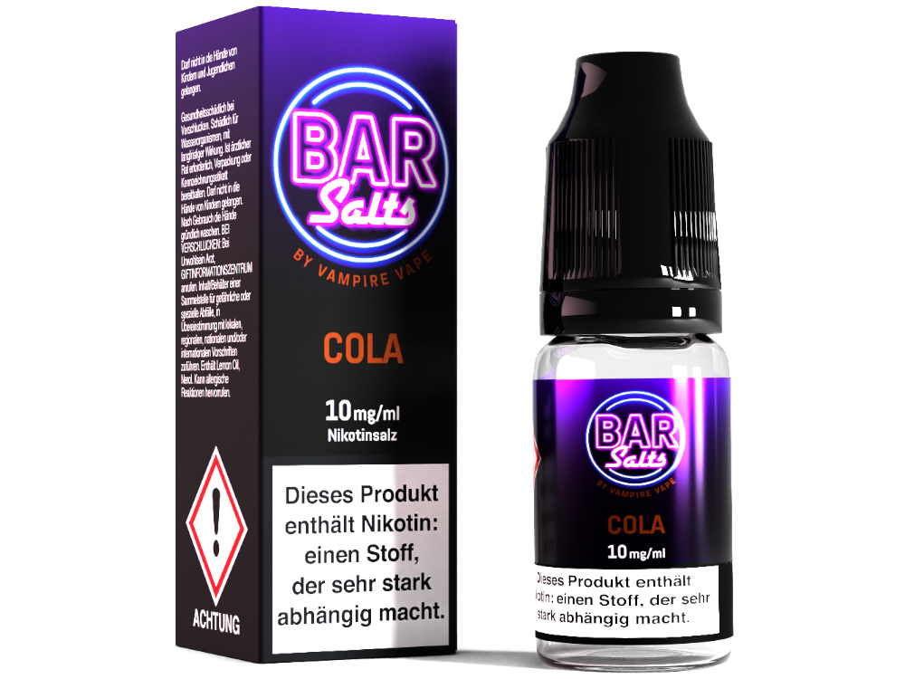 Vampire Vape - Bar Salts Cola - 10ml Fertigliquid (Nikotinsalz)