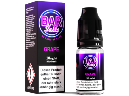 Vampire Vape - Bar Salts Grape - 10ml Fertigliquid (Nikotinsalz)