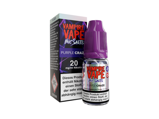 Vampire Vape - Purple Craze - 10ml Fertigliquid (Nikotinsalz)