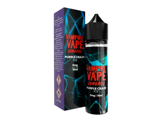 Vampire Vape - Purple Craze Ice - Longfill Aroma 10ml (60ml Flasche)