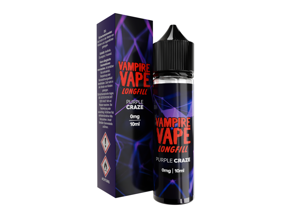 Vampire Vape - Purple Craze - Longfill Aroma 10ml (60ml Flasche)