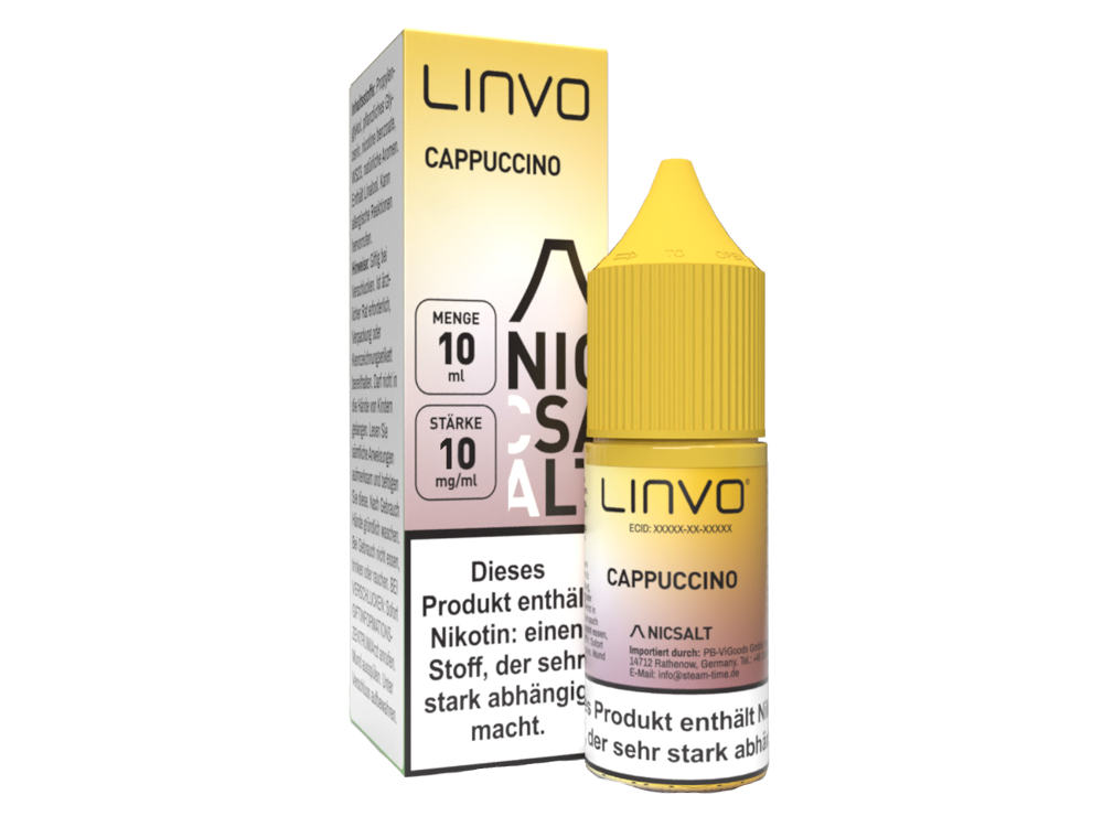 Linvo - Cappuccino - 10ml Fertigliquid (Nikotinsalz)