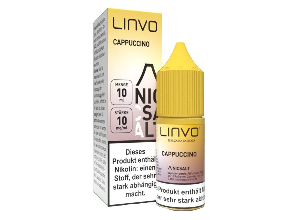 Linvo - Cappuccino - 10ml Fertigliquid (Nikotinsalz)