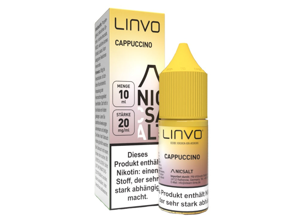 Linvo - Cappuccino - 10ml Fertigliquid (Nikotinsalz)