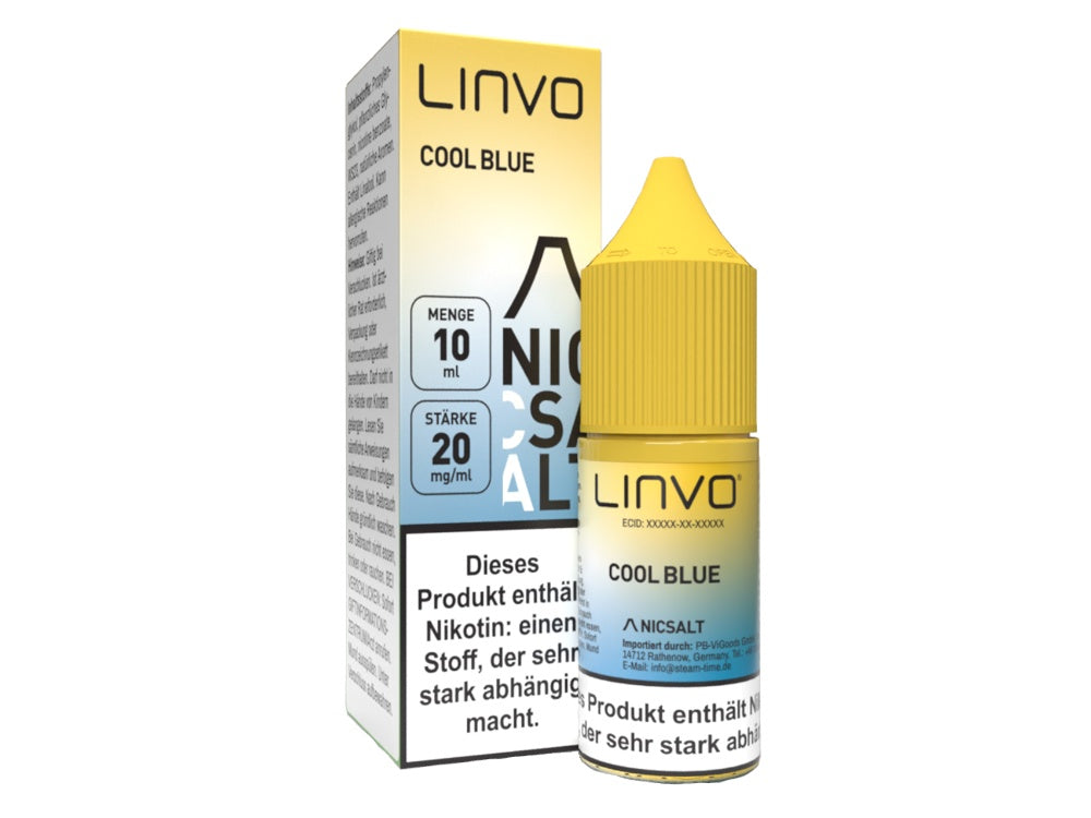 Linvo - Cool Blue - 10ml Fertigliquid (Nikotinsalz)