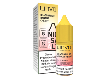 Linvo - Dragonfruit Banana Cherry - 10ml Fertigliquid (Nikotinsalz)