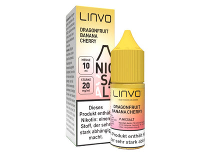 Linvo - Dragonfruit Banana Cherry - 10ml Fertigliquid (Nikotinsalz)