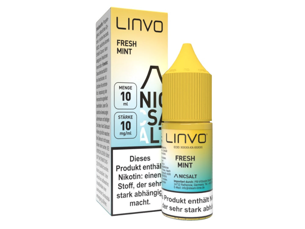 Linvo - Fresh Mint - 10ml Fertigliquid (Nikotinsalz)
