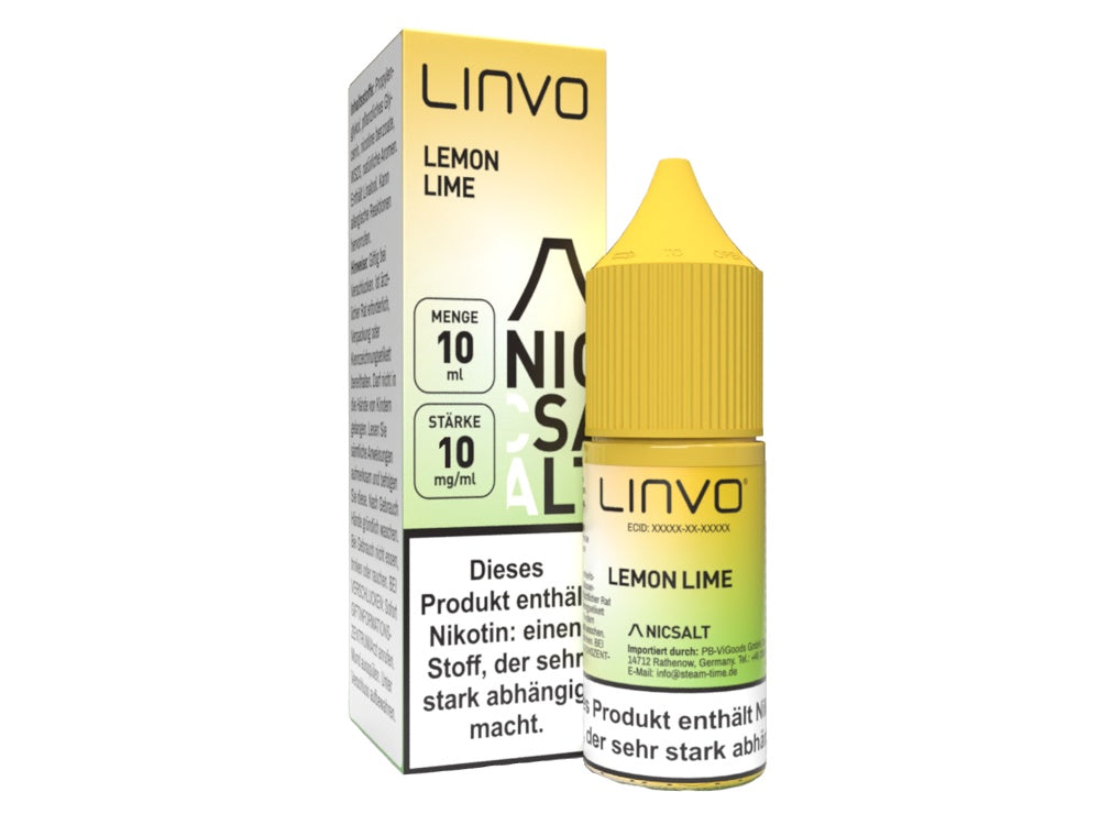 Linvo - Lemon Lime - 10ml Fertigliquid (Nikotinsalz)