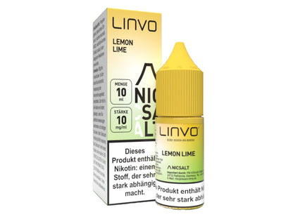 Linvo - Lemon Lime - 10ml Fertigliquid (Nikotinsalz)