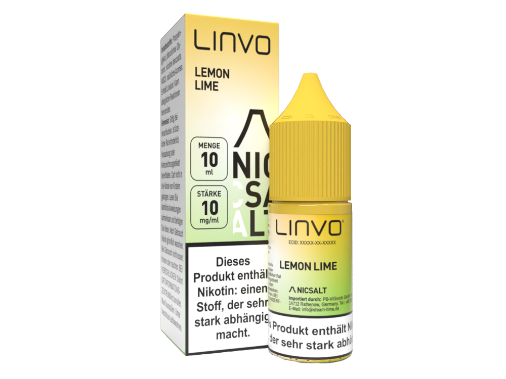 Linvo - Lemon Lime - 10ml Fertigliquid (Nikotinsalz)