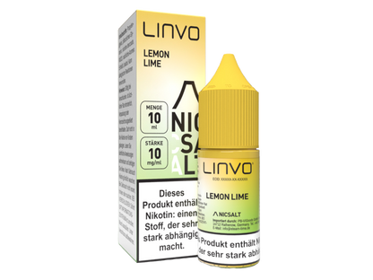 Linvo - Lemon Lime - 10ml Fertigliquid (Nikotinsalz)