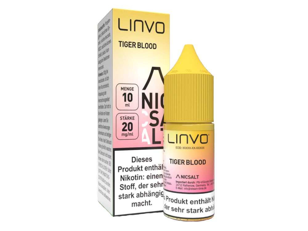 Linvo - Tiger Blood - 10ml Fertigliquid (Nikotinsalz)