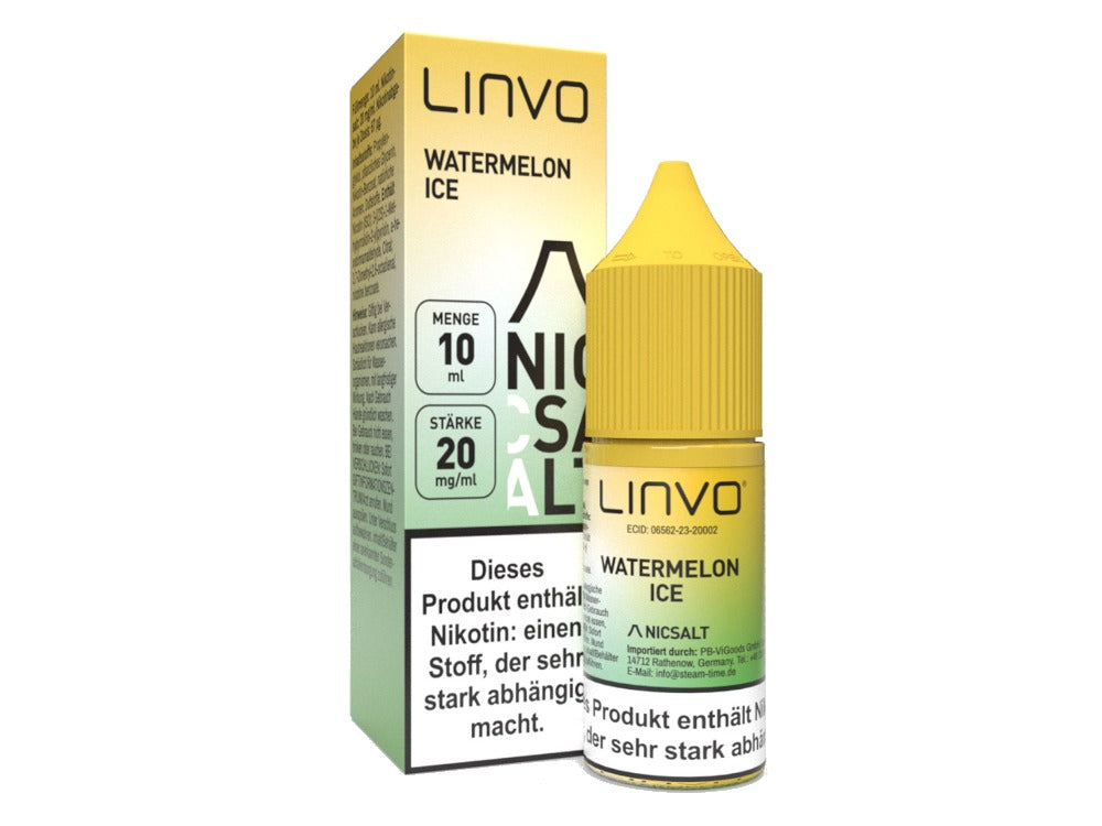 Linvo - Watermelon Ice - 10ml Fertigliquid (Nikotinsalz)