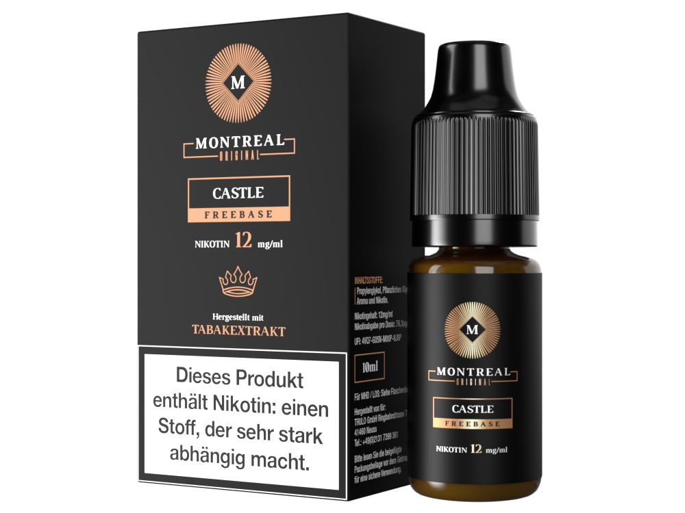 Montreal Original - Castle - 10ml Fertigliquid (Nikotin)