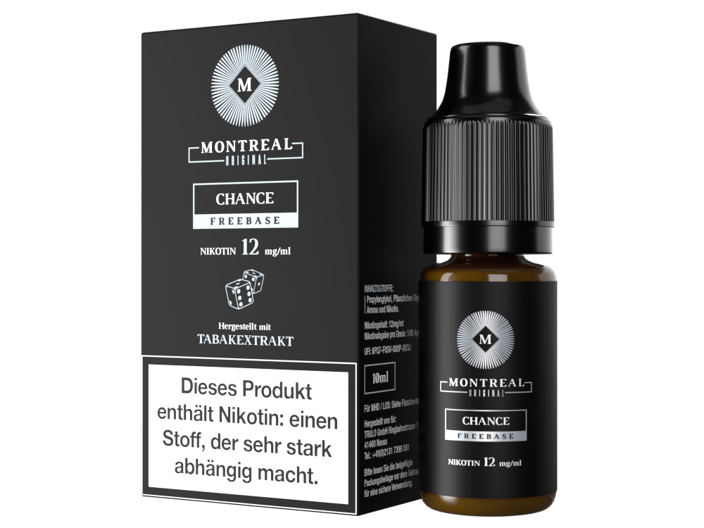 Montreal Original - Chance - 10ml Fertigliquid (Nikotin)