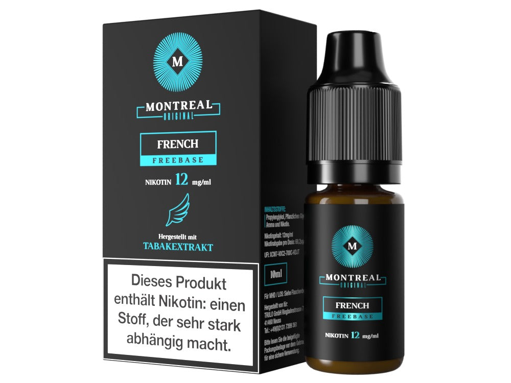 Montreal Original - French - 10ml Fertigliquid (Nikotin)