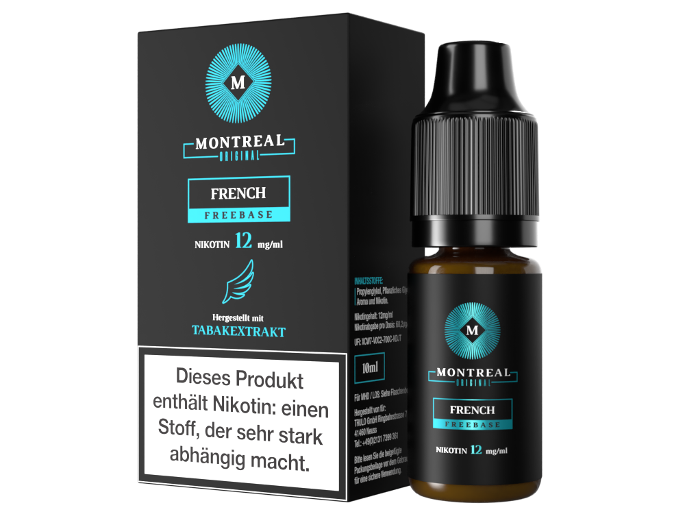 Montreal Original - French - 10ml Fertigliquid (Nikotin)