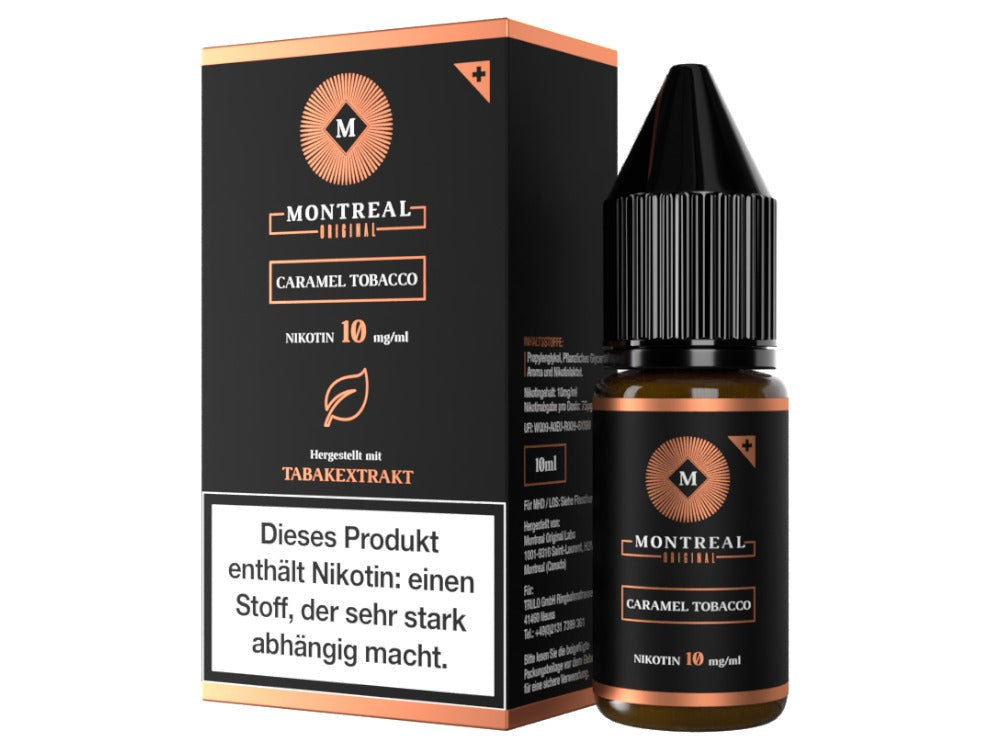 Montreal Original - Caramel Tobacco - 10ml Fertigliquid (Nikotinsalz)