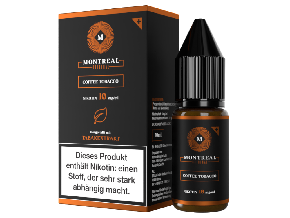 Montreal Original - Coffee Tobacco - 10ml Fertigliquid (Nikotinsalz)