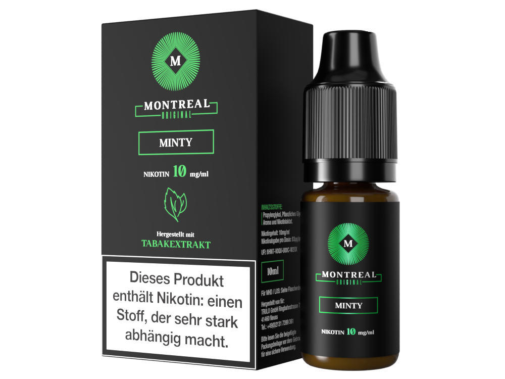 Montreal Original - Minty - 10ml Fertigliquid (Nikotinsalz)