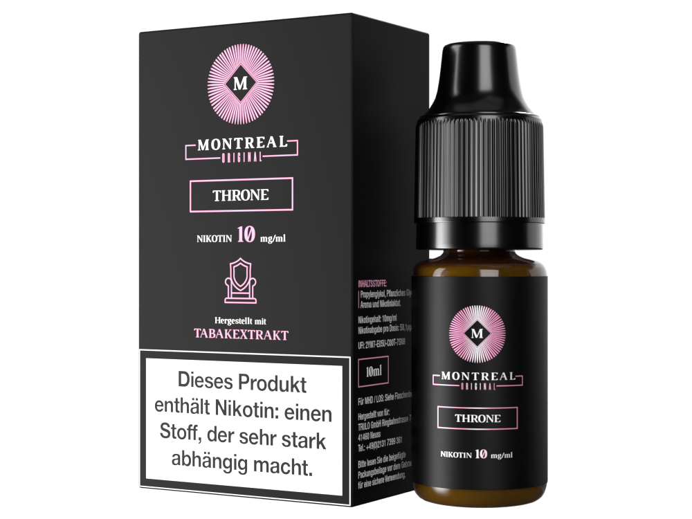 Montreal Original - Throne - 10ml Fertigliquid (Nikotinsalz)