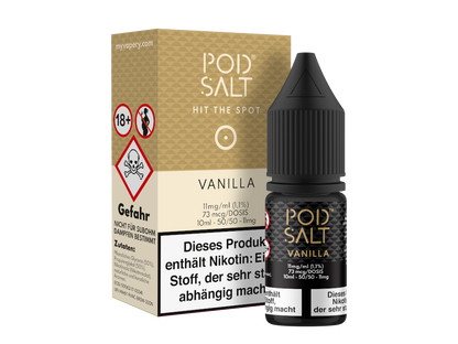 Pod Salt - Vanilla - 10ml Fertigliquid (Nikotinsalz)
