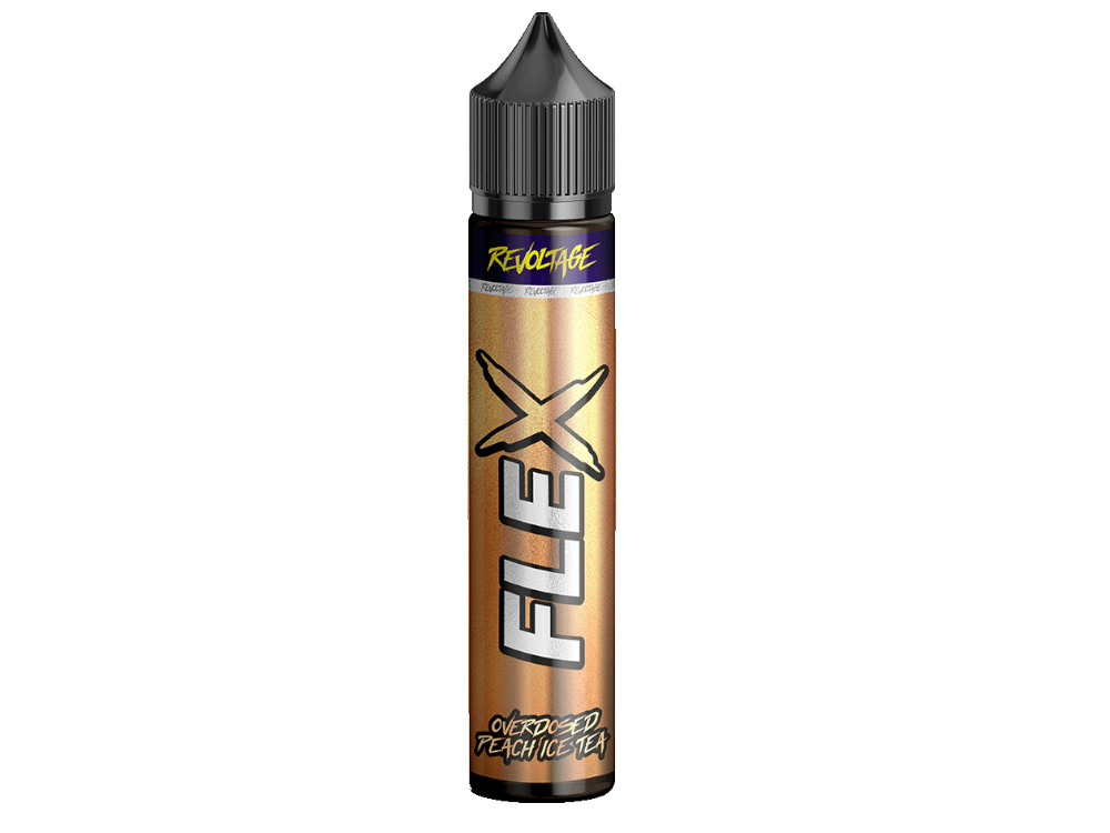 Revoltage - FLEX - Peach Ice Tea - Longfill Aroma 7ml (75ml Flasche)