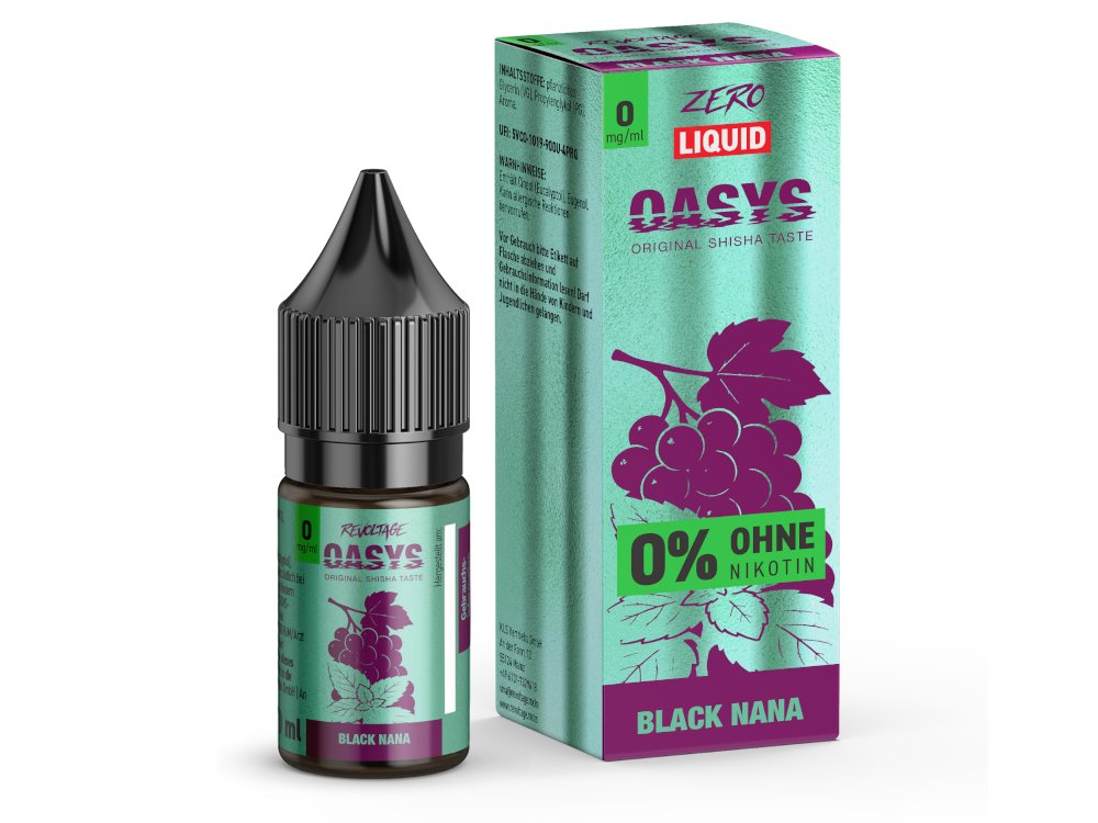 Revoltage OASYS - Black Nana - 10ml Fertigliquid (Hybrid Nikotinsalz)