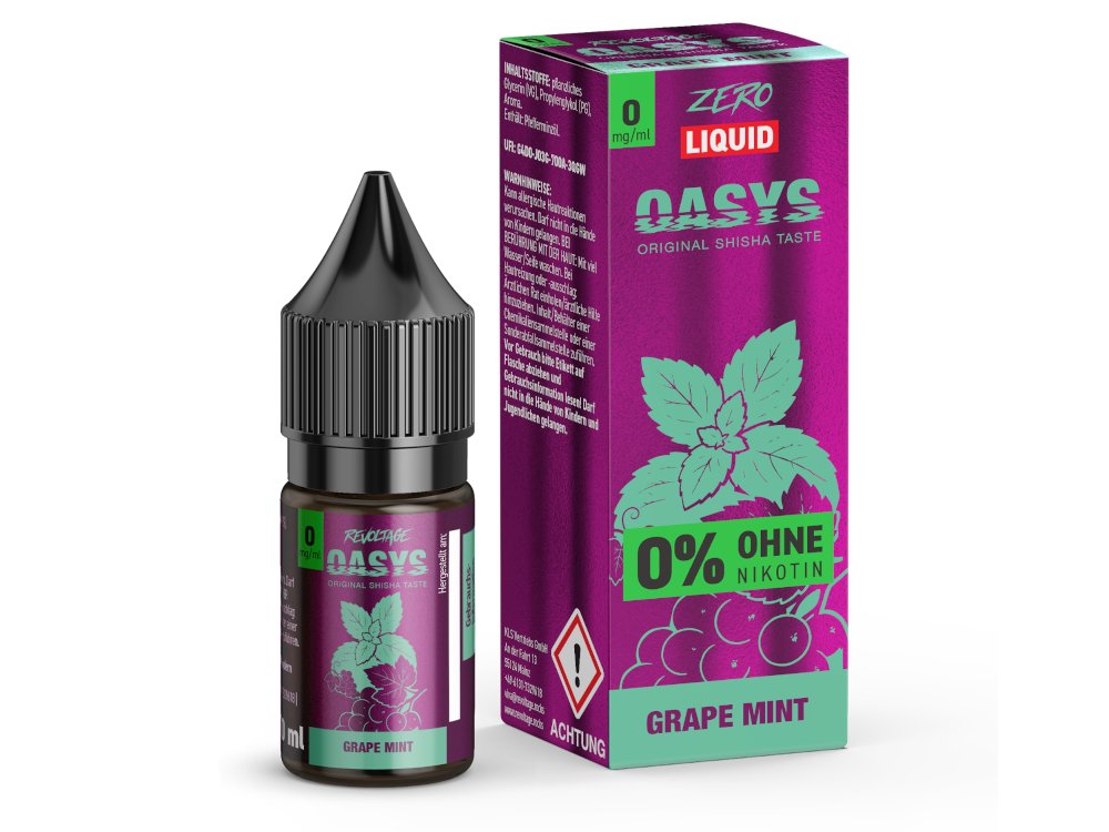 Revoltage OASYS - Grape Mint - 10ml Fertigliquid (Hybrid Nikotinsalz)